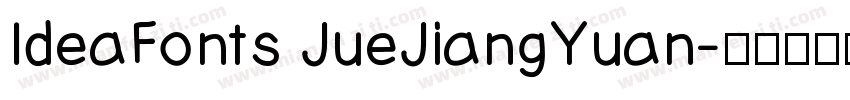 IdeaFonts JueJiangYuan字体转换
